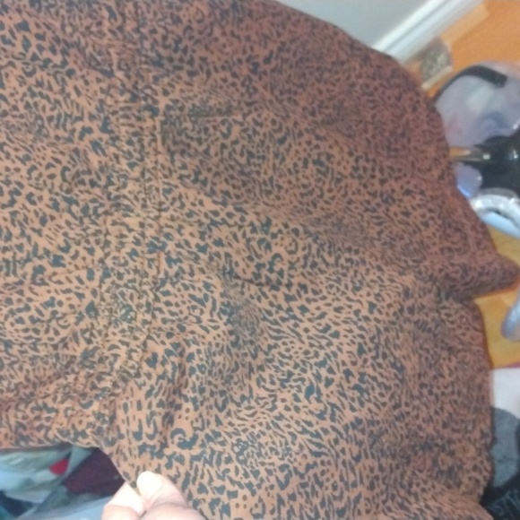 Women's Amazon essentials brown animal print romper sz xs New - Picture 10 of 17